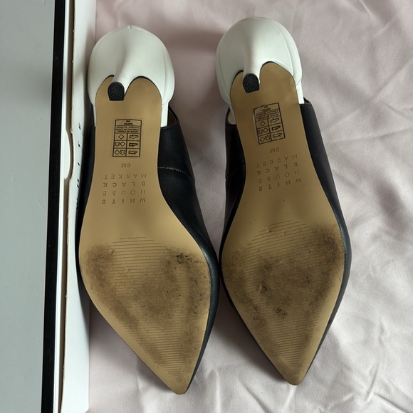 White House Black Market Two-Tone Heels - Picture 8 of 12